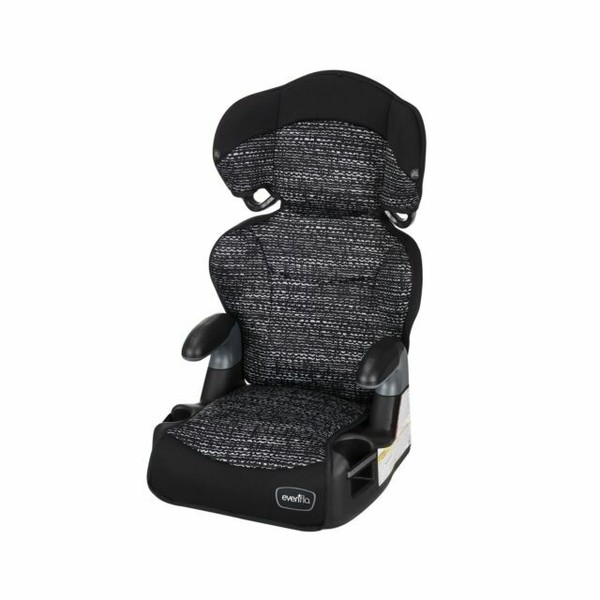 Evenflo Big Kid Lx Booster Car Seat Static Black For