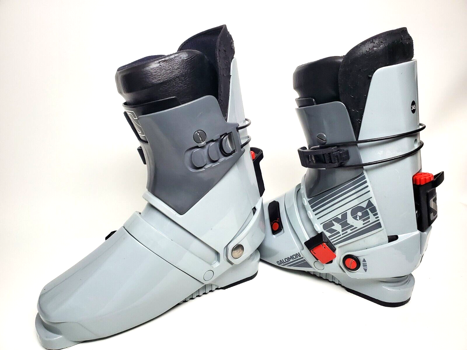 Scarponi da sci alpino downhill ingresso posteriore SALOMON SX 91 vintage uomo taglia 345 MP 27 5