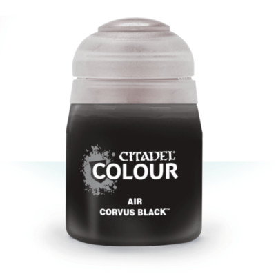 Games Workshop Warhammer - Citadel Colour paint AIR Corvus Black 24ml