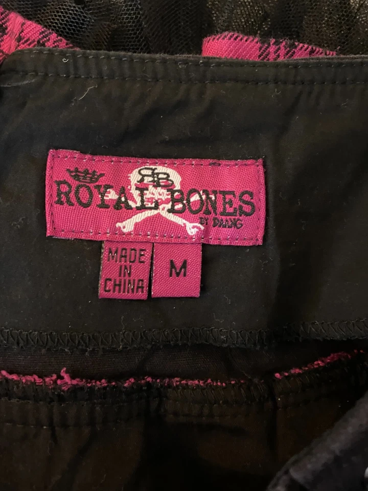 Kira Yukimura's Royal Bones Plisado Mini Talla M Falda Adolescente Lobo Foto 2 de 4