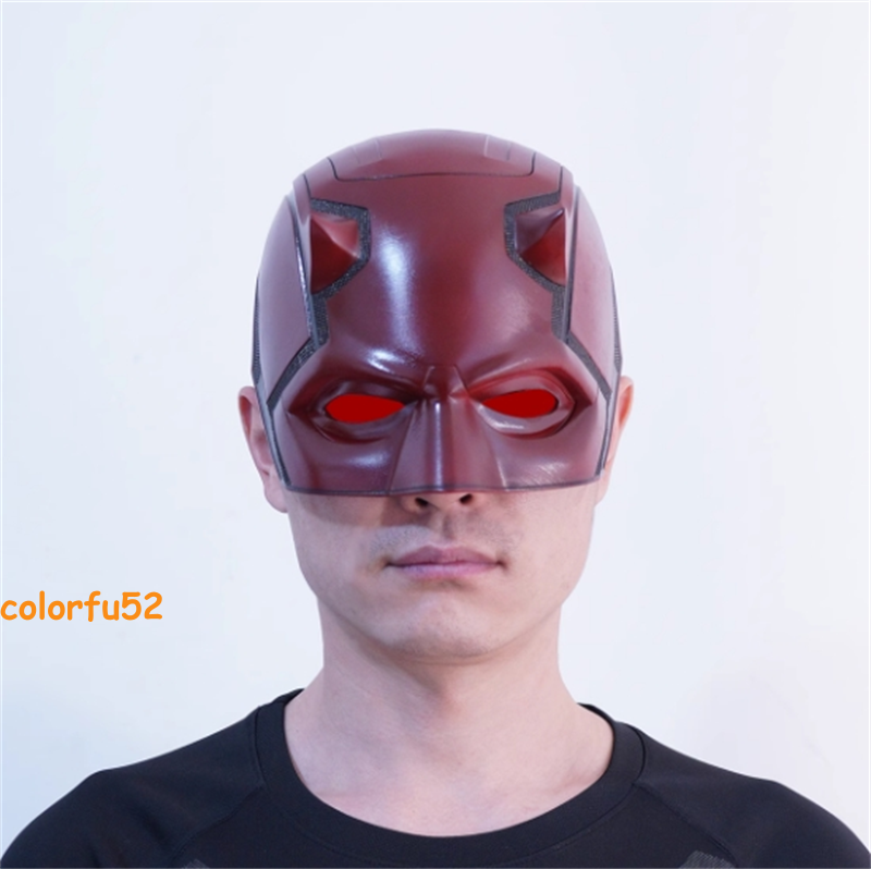 Daredevil ヘルメット マスク コスプレ用 Daredevil Matt Murdock Cosplay Helmet Mask 1: 1 Wearable 3D