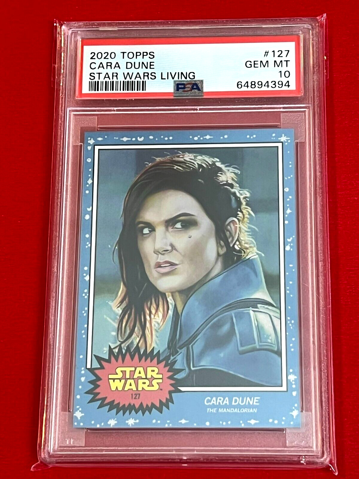 2020 Topps Star Wars Living Set #127 Cara Dune PSA 10 Gem Mint SP Card