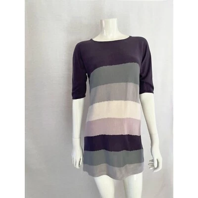 Vestido suéter de seda Marimekko, Samu-Jussi Koski, túnica tejida en bloques ... - Imagen 1 de 4