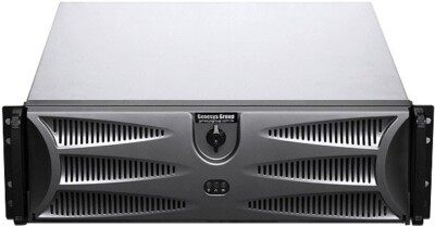 3U(Lock Door)(6x5.25''+4xHD)(Rackmount Chassis)(Take Redundant PS)(EmATX Case)NEW