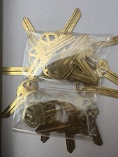 LOT OF 20 LOCKSMITH KW1 KEY BLANKS FITS KWIKSET SOLID BRASS MADE IN USA