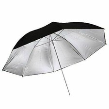 Ex-Pro Photo Umbrella  36" 91cm 2in1 Silver Reflective/Black Soft White Diffuser