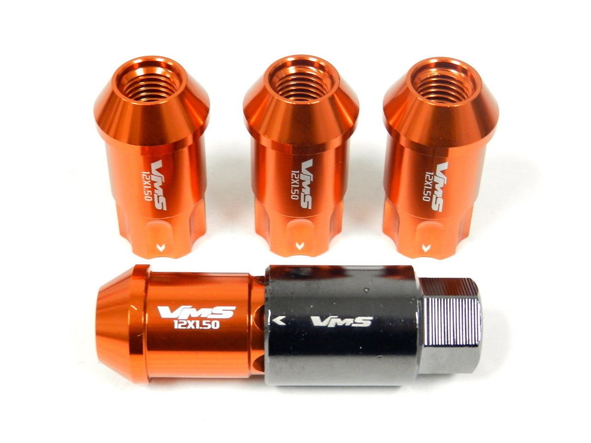 20PC ORANGE 12X1.5MM ALUMINUM LOCK LUG NUTS FOR FORD FIESTA ST | eBay