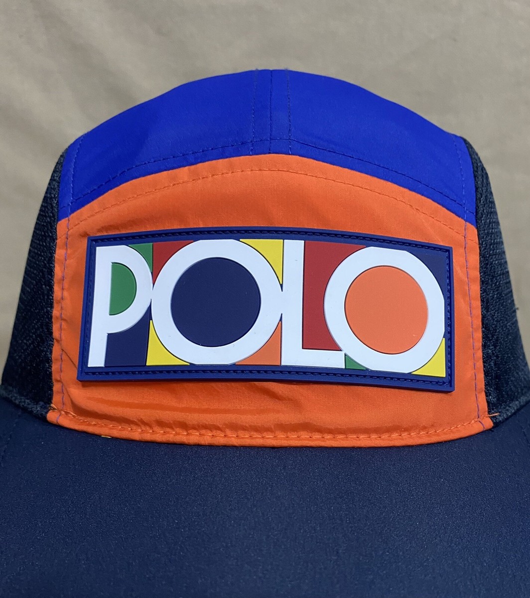Polo Ralph Lauren Men's Color Block 5 Panel Nylon Long-Bill Hat