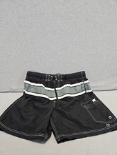 OP Black White Grey Swiming Shorts Trucks Size Large 3s7 