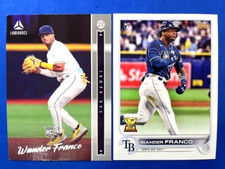 Wander Franco 2022 Chronicles Luminance RC & 2022 Topps All Star Rookie Gold Cup