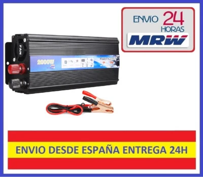 Transformador Inverter Inversor de Corriente 12V/220V 2000W - Imagen 1 de 4