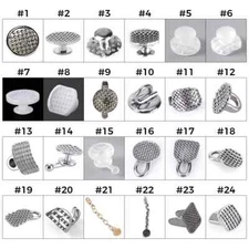 Dental Orthodontic Lingual Buttons Bondable Composite Ceramic Traction Eyelets