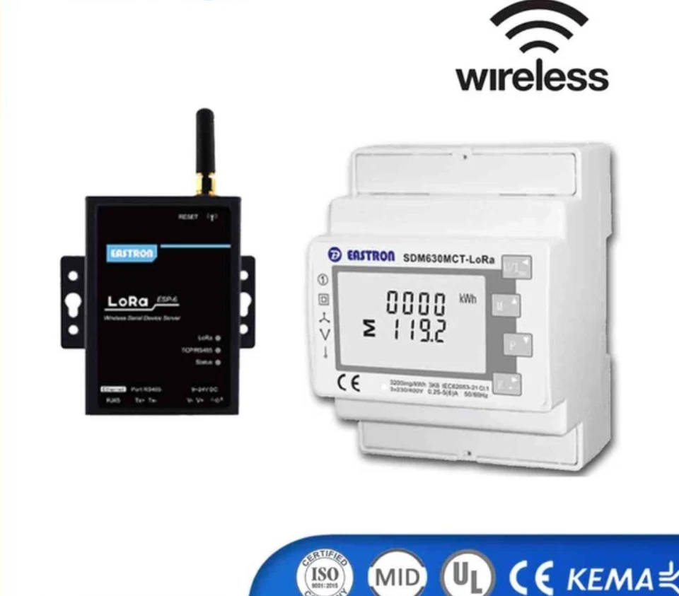 Smart energy meter KWH Volts Amps /  Electric Submeter 3+CTs - Image 4 of 4