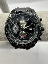 Curren 8083 Black Mens Watch New Battery 44MM...