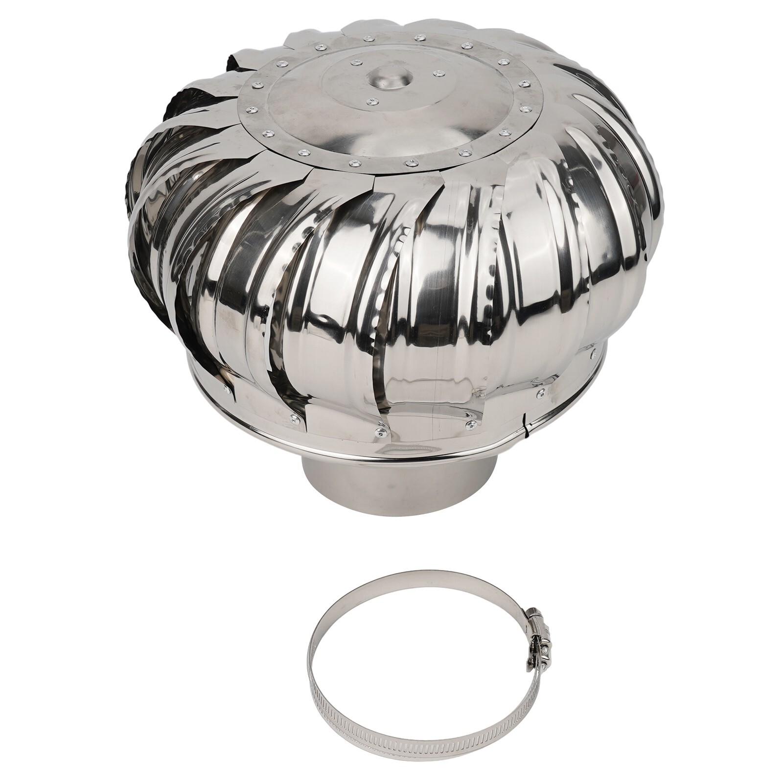 Anti Downdraft Solution Stainless Steel Rotating Chimney Cap for Smoke