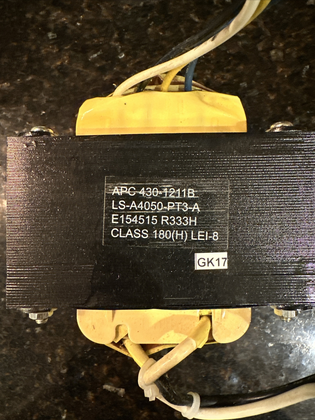 OEMReplacementTransformerforanAPCSmartUPS1500.Part:APC4301211B