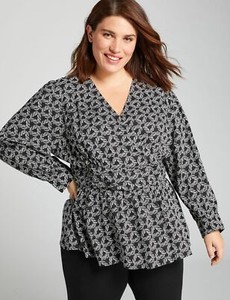 lane bryant peplum tops