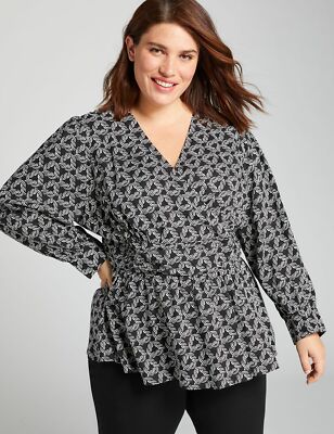 lane bryant peplum tops