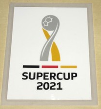 Supercup 2021 Patch Matchworn Size für das Bayern München & BVB Dortmund Trikot