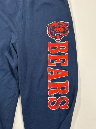 Vintage Chicago Bears Sweatpants Mens Large Size 32x30 Blue Joggers NFL Logo USA - Picture 3 of 8
