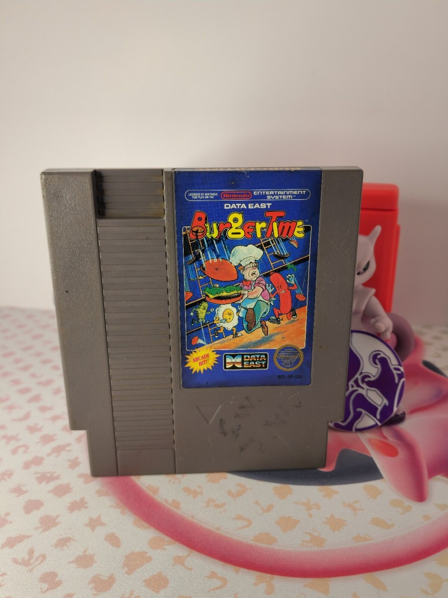 Burger Time Nintendo NES System Cartridge Game