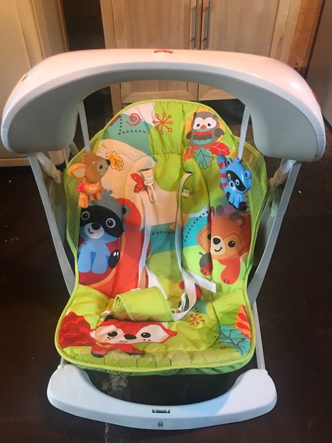 fisher price woodland friends swing