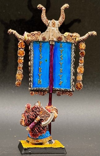 Painted Dwarf Command Set Dwarf King Slayer Mountain Holds The Old World - Picture 3 of 19