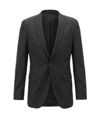 Hugo Boss Men's Slim Fit Jacket in Micro Pattern Virgin Wool MSRP 645