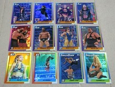 2021 Topps Heritage WWE Rainbow Foil Parallel Inserts (Pick Choose Complete)