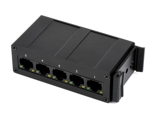 Waveshare Industrial 5P Gigabit Ethernet Switch Full-Duplex 10/100/1000M - Photo 3/5