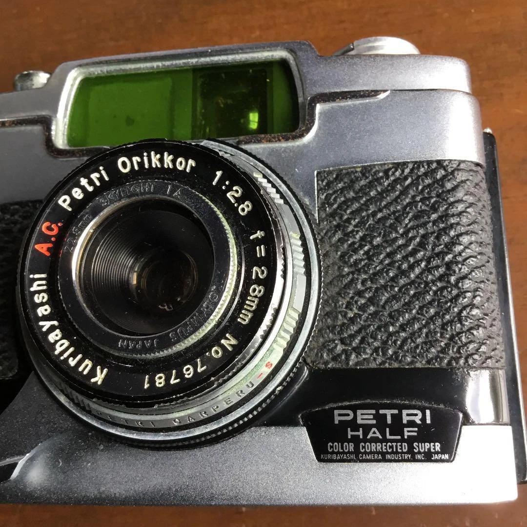 フラワープリント 【貴重】Petri Half Olympus フィルター付き