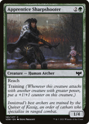 x4 Apprentice Sharpshooter VOW MTG 185/277 COMMON M/NM 4x