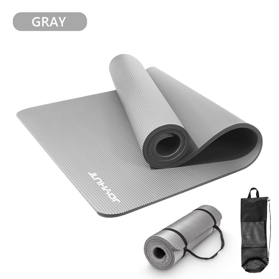 Yoga Mat 15mm Thick Exercise Mat Gym Workout Fitness Pilates Home Non