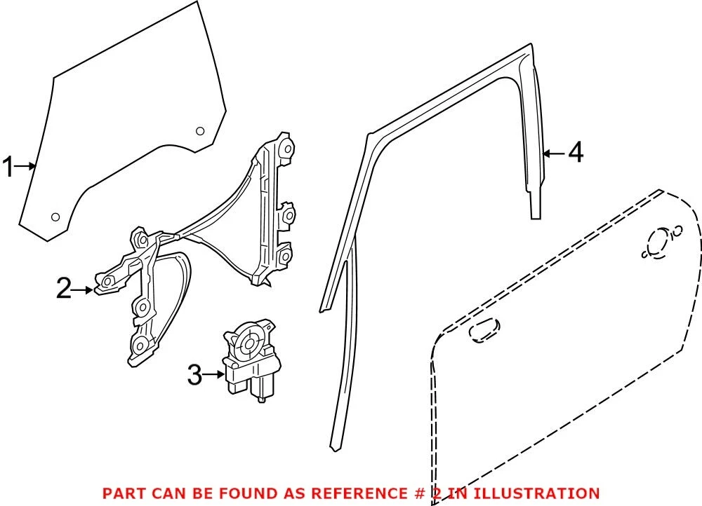 Genuine OEM Front Left Window Regulator for Mini 51337437547 | eBay