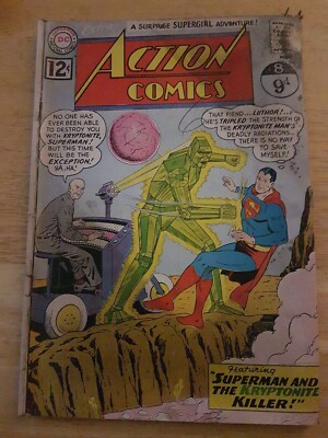 Action Comics Comic  No.294 November  1962 Silver Age, Superman,Supergirl