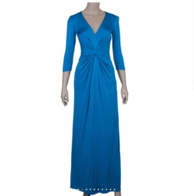 ISSA Royal BLUE CAILTIN LONG MAXI DRESS SIZE  US8/UK 12 NEW w/o TAG