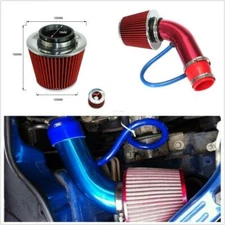 Aluminum Alloy Air Intake Kit Pipe Diameter 3" +Cold Air Intake Filter+ Clamp