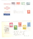 Netherlands   332-335  and B238-247    2  first  day  covers