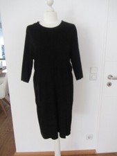 Edles Closed Lederkleid Kleid Veloursleder schwarz Gr. S M 36 38 TOP!