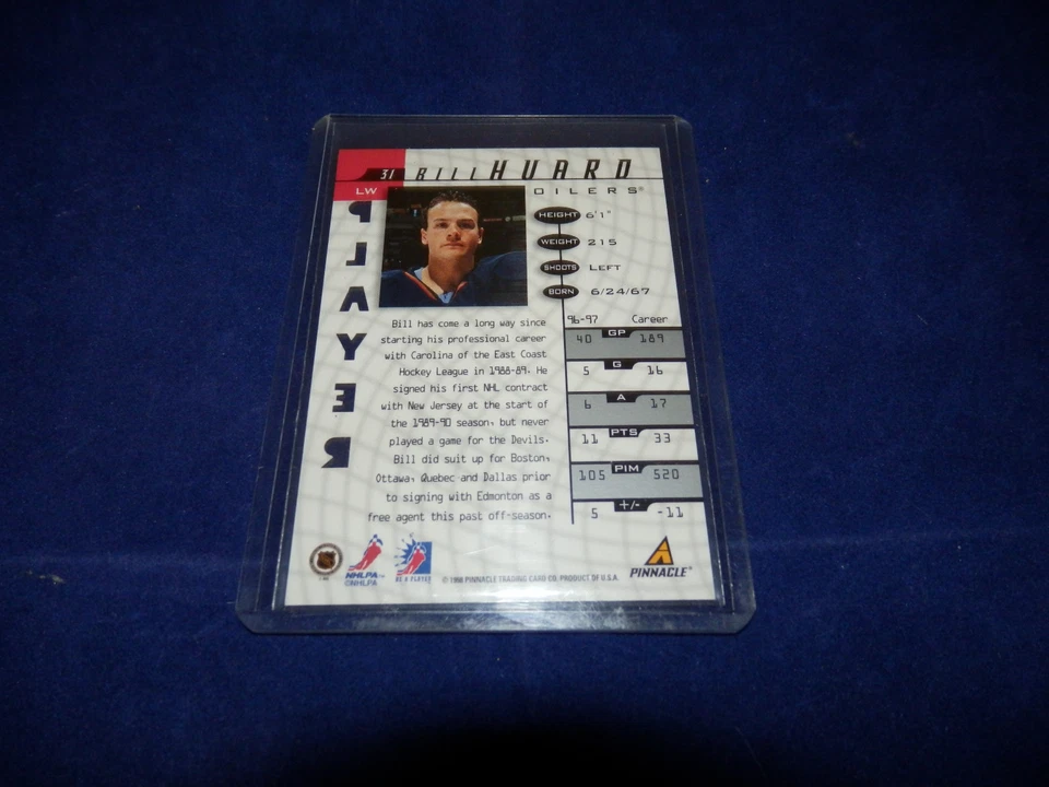 1998 Be A Player Bill Huard Autographed Prism Card - Image 2 of 2