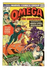 OMEGA THE UNKNOWN #1 7.0 // 1ST APPEARANCE OF OMEGA THE UNKNOWN MARVEL 1976