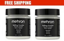Mehron Makeup Setting Powder 1 oz  Neutral - 2 Pack - Free Shipping
