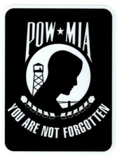 Pow Mia Flag Decals Select A Size Stickers