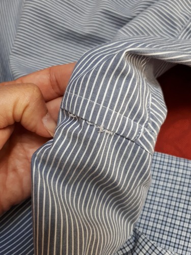 2 Ralph Lauren, Saford Knopfleiste Hemd Herren Medium 100 % Baumwolle Karos neu ohne Etikett - Bild 8 von 8