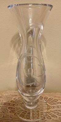 Waterford Marquis Crystal YOURS TRULY Footed Bud Vase 7.25''