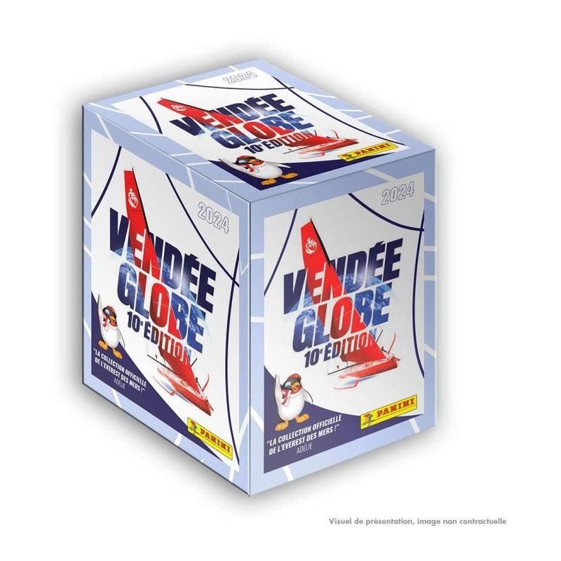 Boîte Panini Vendée Globe de 36 pochettes de stickers pour album officiel