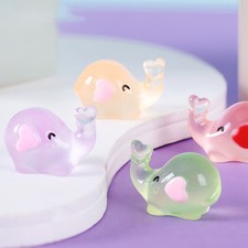 14 figurine di elefanti in miniatura, piccoli , decorazioni in