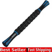 Professional 9-Roller Deep Tissue Massage Stick - Portable Muscle Recovery Ro...