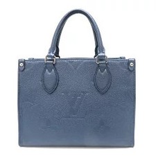 Louis Vuitton Handbag Onthego Strapless Blue Empreinte Navy