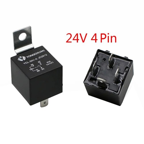 Relè auto impermeabile affidabile normalmente aperto bobina rame 12V 24V DC 40A - Foto 17 di 20